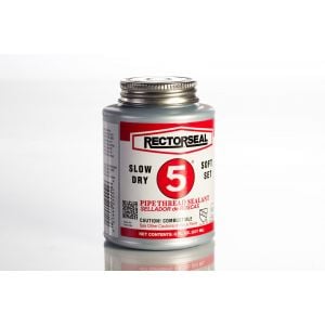 Rectorseal No. 5 Pipe Thread Sealant 1/2 Pint Can with Brush