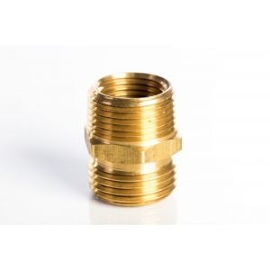 Brass 3/4" Garden Hose to 3/4" Pipe Thread Adapter Fitting