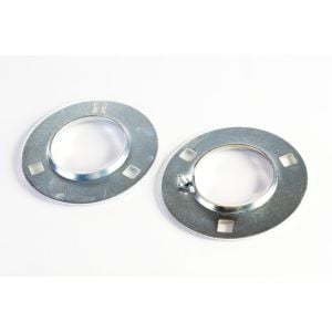 G62MM 3 Bolt Round Stamped Steel Bearing Flange