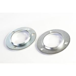 G72MM 3 Bolt Round Stamped Steel Bearing Flange