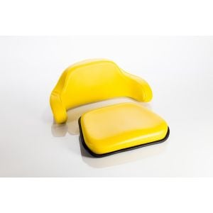 John Deere 2 piece Yellow Vinyl Tractor Seat TY9379