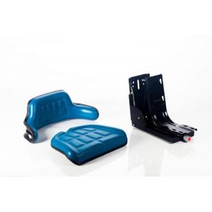 510-Universal Tractor Seat with Suspension - Blue