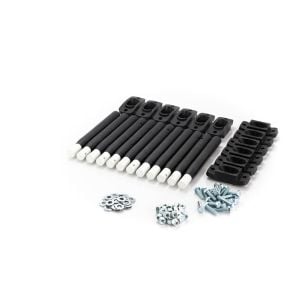 AMW82616 Combine Draper Cross Auger Poly 12 Pack Finger Kit fits Case-IH