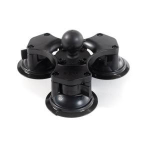 Ram 1.5" C Ball Twist-Lock Triple Suction Cup Ball Base RAP-365-224-1U